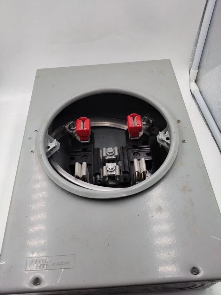 Enchufe medidor tipo anillo Arrow Hart S102A 300 V 125 amperios Foto 3 de 4