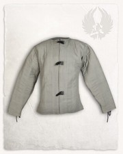 Mytholon Aulber Gambeson Jacke Baumwolle Natur S/M Larp Mittelalter #24113