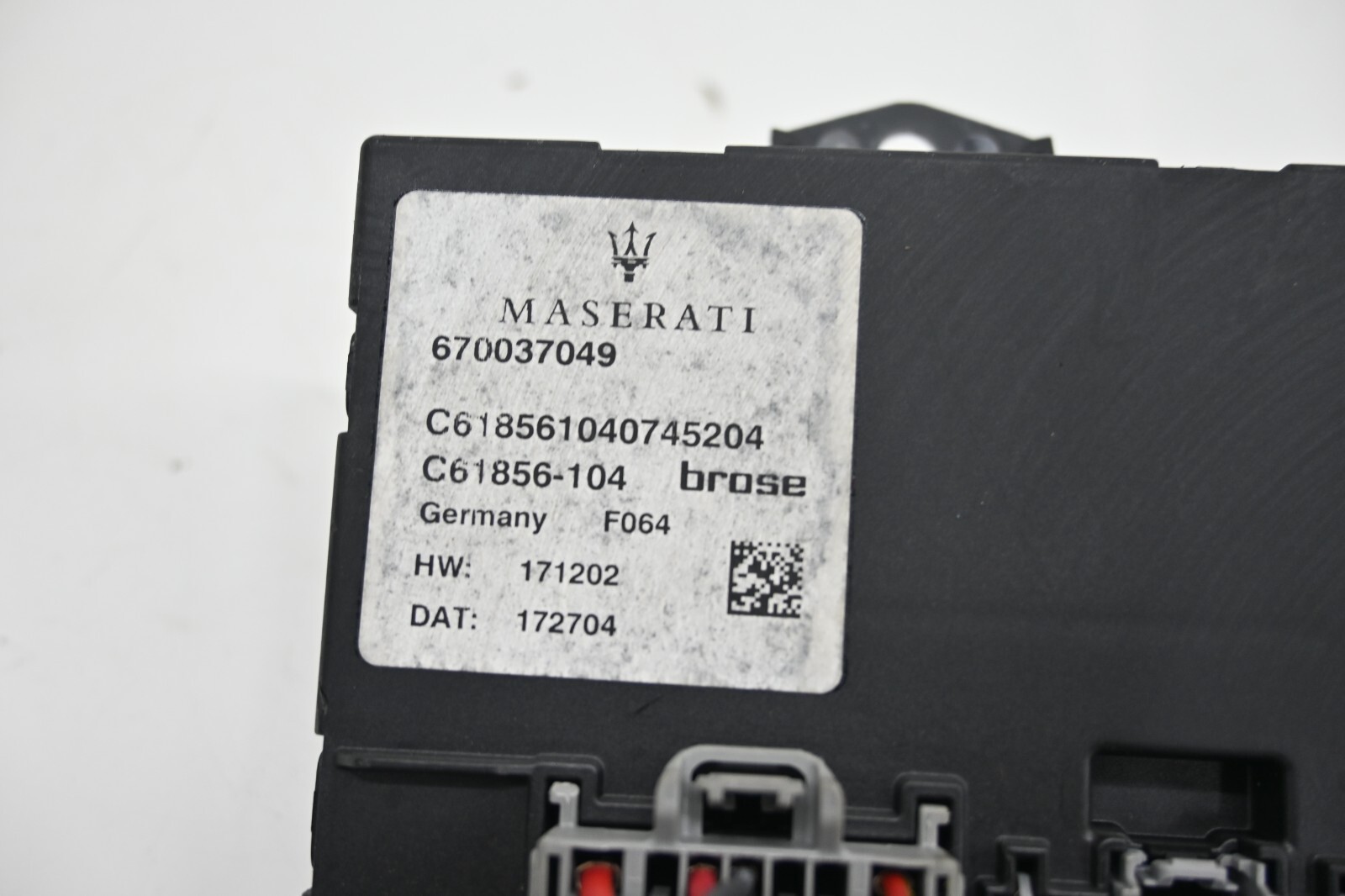 ⭐ 14-21 Maserati Ghibli Quatt Rear Trunk Lid Lift Control Module Ecu Unit Oem