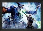 asgard wrath Framed Wall Art Poster Canvas Print Picture