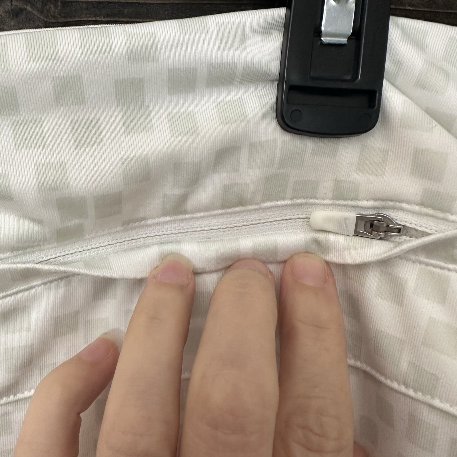 Nike Golf Womens Dri-FIT UV 17" Grid Print Skort Skirt White Size Large NWT thumbnail 9