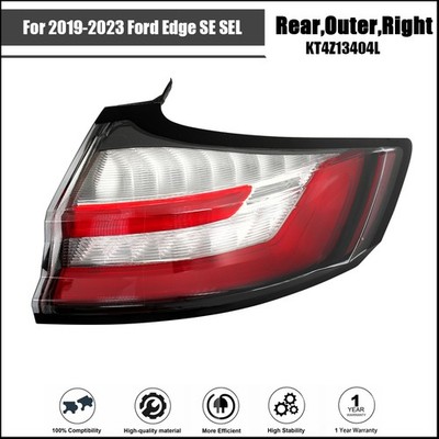 For Ford Edge SE SEL 2019-2023 Outer LED Tail Light Rear Passenger Side Black