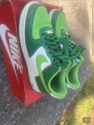 Nike Air Force 1 Low St. Patrick's Day Shamrock Green White Men's Sneakers