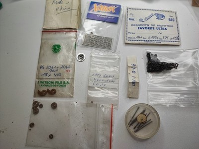 federuhrenteilmix, wie 2061 2066, 970, Schrauben, Vorbau, andere (Rost)
