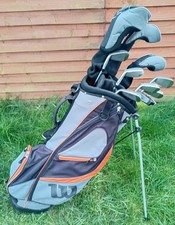 Wilson X31 Mens Full Set - Driver/3 Wood/5 Hybrid/Irons 6-SW/Putter/Stand Bag