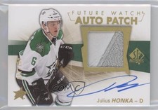 2016-17 SP Authentic Future Watch Limited /100 Julius Honka #164 Patch Auto xp6