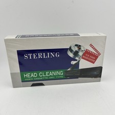 Sterling VHS/VCR Video Head Cleaner Cleaning Video Cassette Dry Type New Sealed