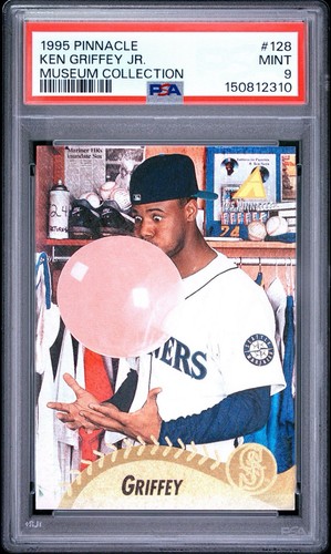 1995 PINNACLE KEN GRIFFEY JR MUSEUM COLLECTION BUBBLEGUM CARD *PSA MINT 9!