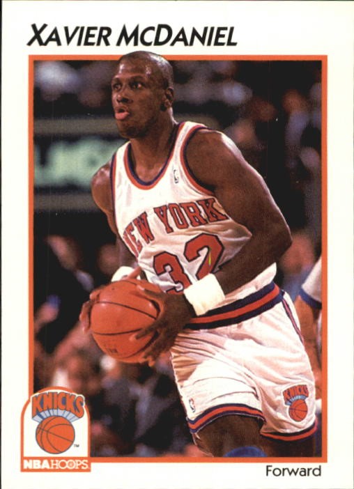 1991-92 Hoops McDonald's #27 Xavier McDaniel - BSK