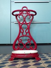 PORTE-PARAPLUIE CANNE-FONTE émaillée-DESIGN 1950-60-style art déco