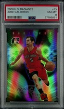2008-09 Upper Deck Radiance /299 Jose Calderon #13 PSA 8 1ek2