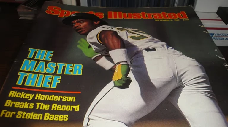 Vintage Sports Illustrated September 6, 1982 Oakland Athletics Rickey Henderson - Image 2 of 2