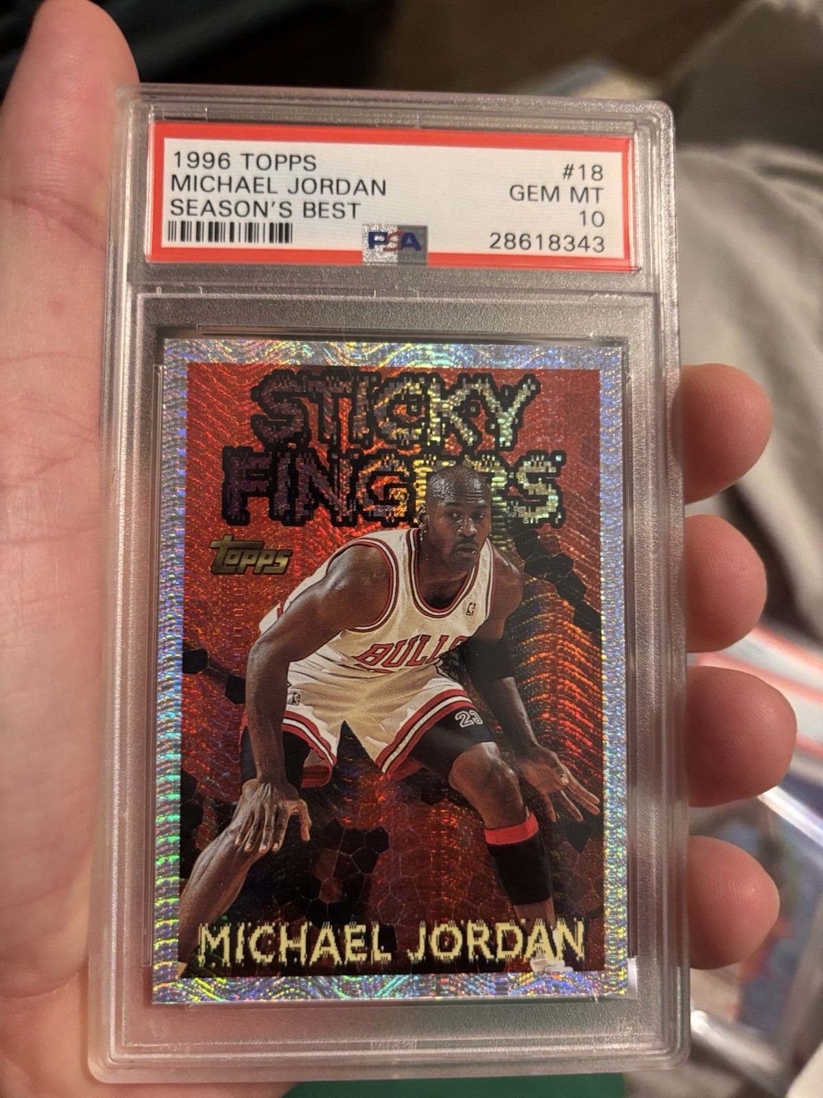 Michael Jordan 1996 Topps #18 Season