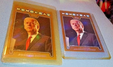 Two 2 Campaign 2008 Joseph Biden Democrat TOPPS No C08-JB GOLD RARE ROOKIE CARDS