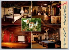 Postcard Touring Hearst Castle in California USA Views Enchanted Hill