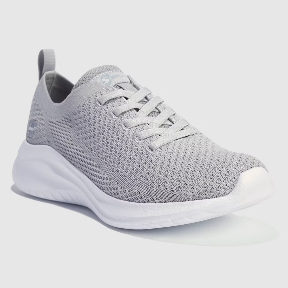 S Sport by Skechers Womens Knitted Training Shoes Sneakers Memory Foam Gray 3190₽