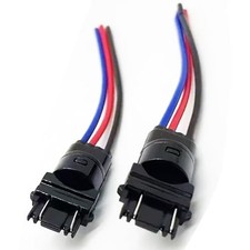 3157 LED Bulb Male Socket Pre-Wired Connector Extension Wiring 3 Wires