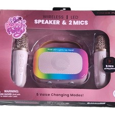 NIB Pressplay Double Mic Karoake Speaker Machine System