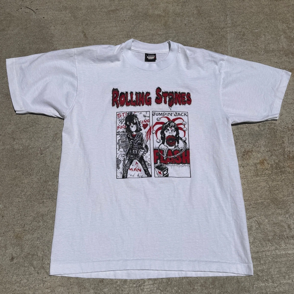 Vintage Rolling Stones Shirt In Men's Vintage T-Shirts for sale - eBay