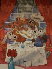 Pound Puppies Lovable Huggable 63 Piece Jigsaw Puzzle Complete 1986 Vintage