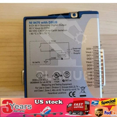 US Free TAX NEU NI NI-9475 NI 9475 Digital Output Module. - Bild 1 von 3