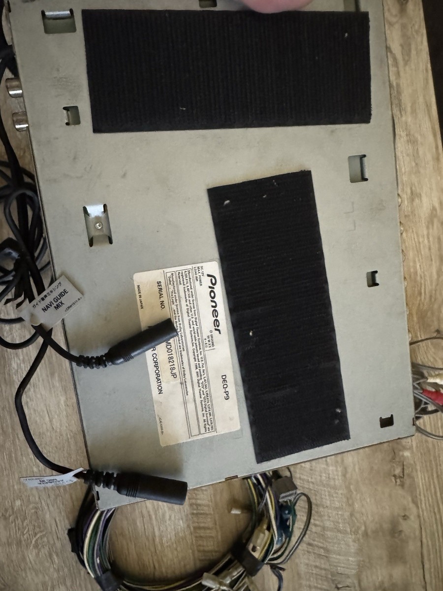 PIONEER CARROZZERIA DEQ-P9 DSP 5.1 Chanel Processing DSP Unit