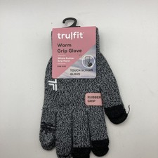 Ladies Gloves By Tru Fit, Black, One Size, Touchscreen Gloves, Brand New
