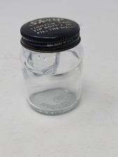 Vintage Sheaffer Skrip Fountain Pen Ink Bottle Glass Inkwell Original Cap B13