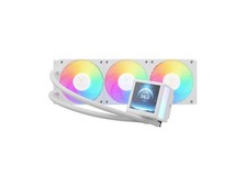 GAMDIAS CHIONE P5-360 Liquid CPU Cooler, 360mm AIO w/Customizable 3.4" IPS LCD,