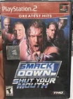 WWE SmackDown Shut Your Mouth ps2 Sony PlayStation 2 THQ 2002 Wrestling Manual