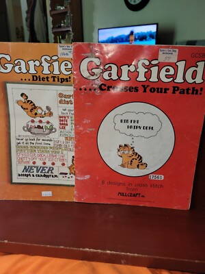 MILLCRAFT Cross Stitch Garfield Diet Tips & Crosses You Path! GCS-Diet &GSCB-1