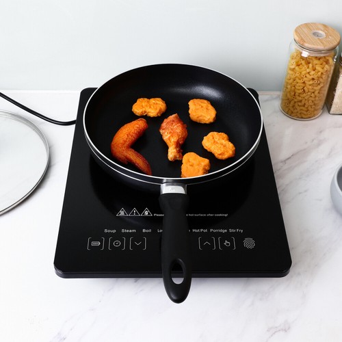 Induction Hob Cooker 2200W Touch Single Hot Plate Electric Cooktop 8 Level Black - Picture 10 of 12