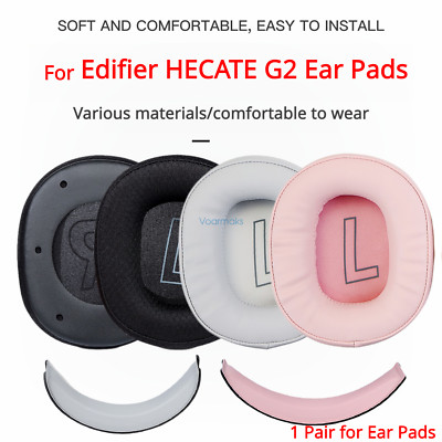 Replacement Ear Pads Headband Cushion Pad For Edifier HECATE G2 Headphone Cover