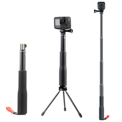 28'' Extendable Monopod Pole Selfie Stick For GoPro Hero13 12 Insta360 DJI  AKASO