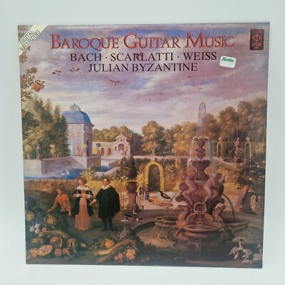 Baroque guitar music. Bach scarlatti vinyl lp