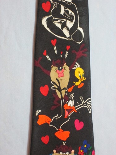 Para hombre Taz Tweetie Love Heart Negro Clásico - Imagen 3 de 4