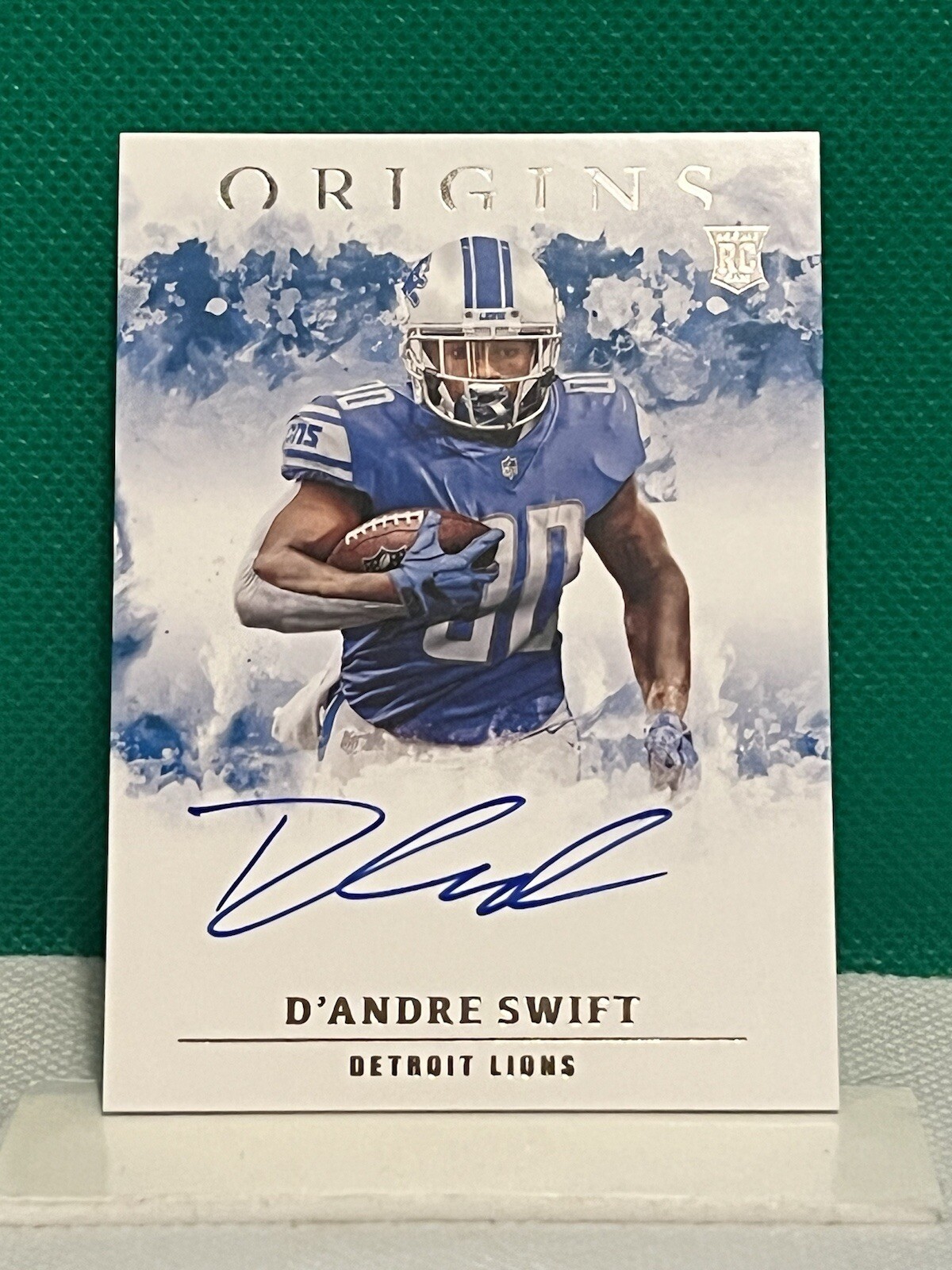 2020 Panini Origins D'ANDRE SWIFT On Card Auto RC Lions
