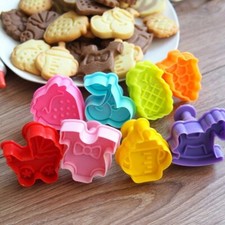 Cookie Moulds Pastry Cartoon Shapes Tool 4-Pack for Kids Party biscuits cutting