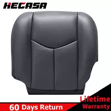 For 2003-2007 Chevy Silverado 1500 2500 HD Driver Bottom Seat Cover Dark Gray