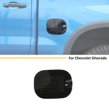 Exterior Black Fuel Tank Cover Trim Gas Door For Chevy Silverado GMC Sierra 19+