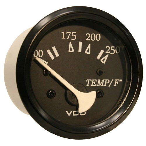 VDO Allentare 250°F Water Temperature Gauge for Marine 450-29Ohm Sender 12V