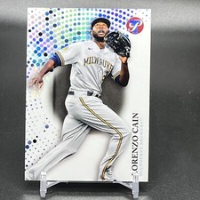 2022 Topps Pristine Lorenzo Cain Milwaukee Brewers Refractor #74