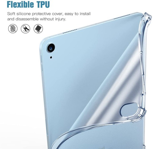Bumper Case For iPad Pro 12.9 13 11 M4 10.2 Mini Air M2 10.9 9.7 Gel Clear Cover - Picture 8 of 28