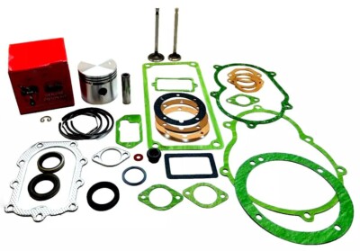 STANDARD PISTON, VALVES, GASKET KIT FITS BRIGGS & STRATTON MODEL 23 CAST IRON