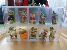 Sorpresa kinder Coccodritti serie Completa con Vetrina Anno 1992 da Collezione 