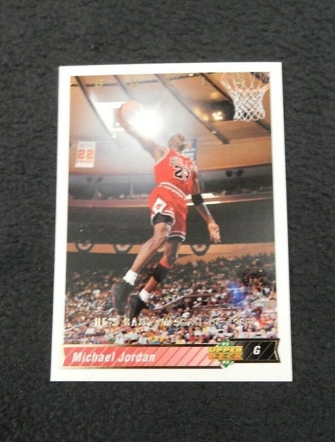 1994 95 UPPER DECK 23A MICHAEL JORDAN 1992 93 HE S BACK REPRINT EBay