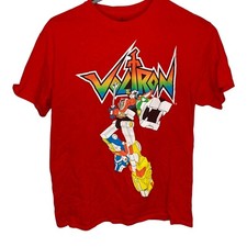 VOLTRON CARTOON THE LAST ONE Men's Retro Red TV Show T-Shirt - M GT-16