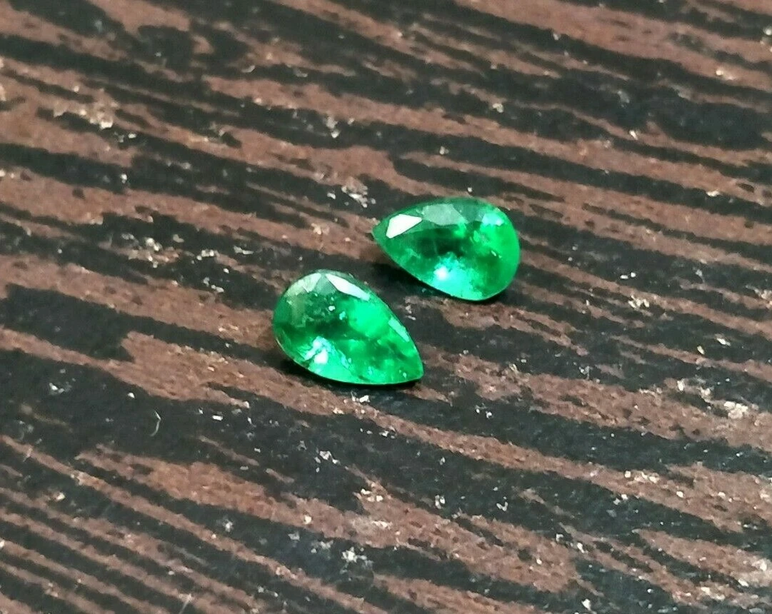 Ebay 2024 emerald earrings