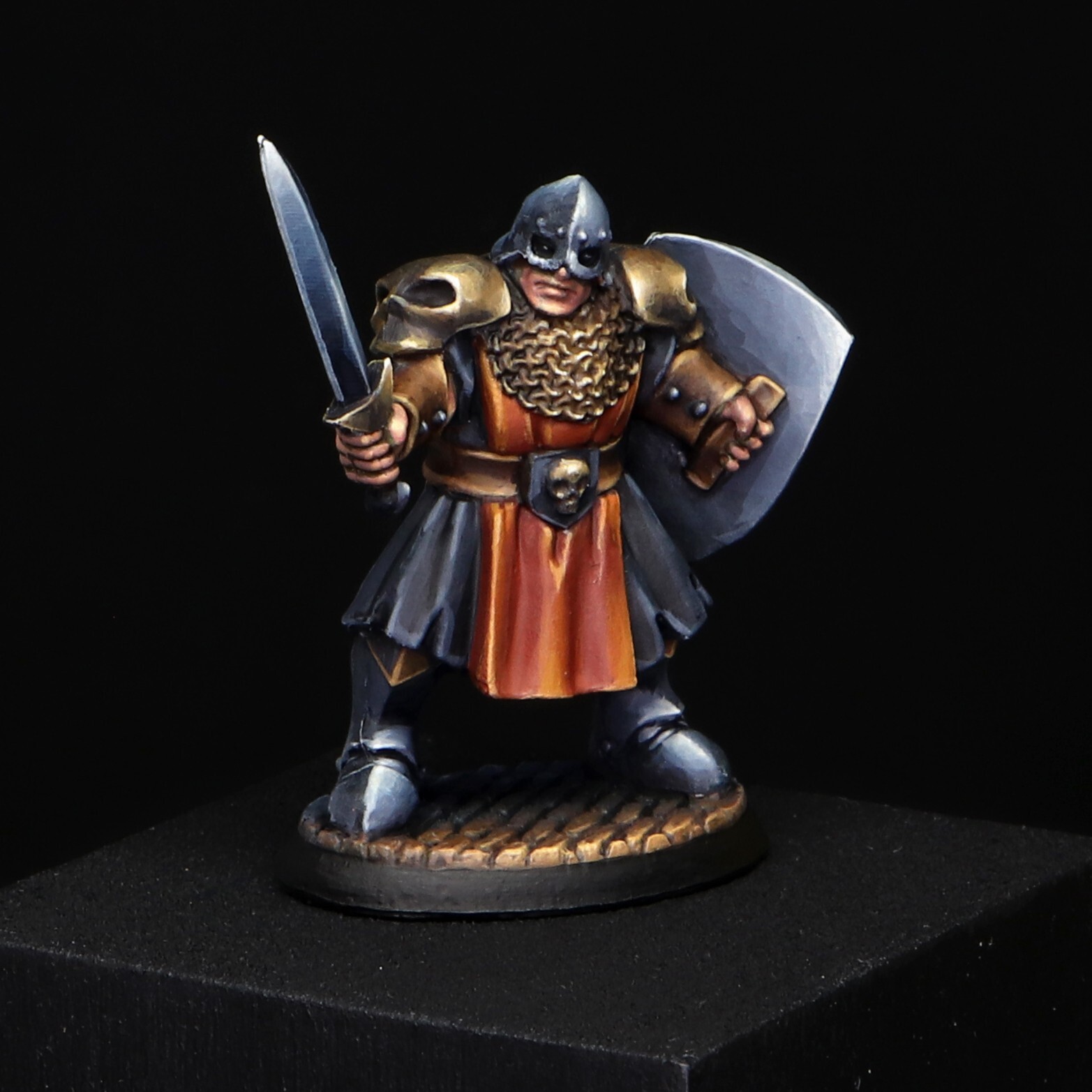 Miniature Reaper - CLUBTAIL Os Noirs - Pour D&D - Monstre Dinosaure Ankylosaurus