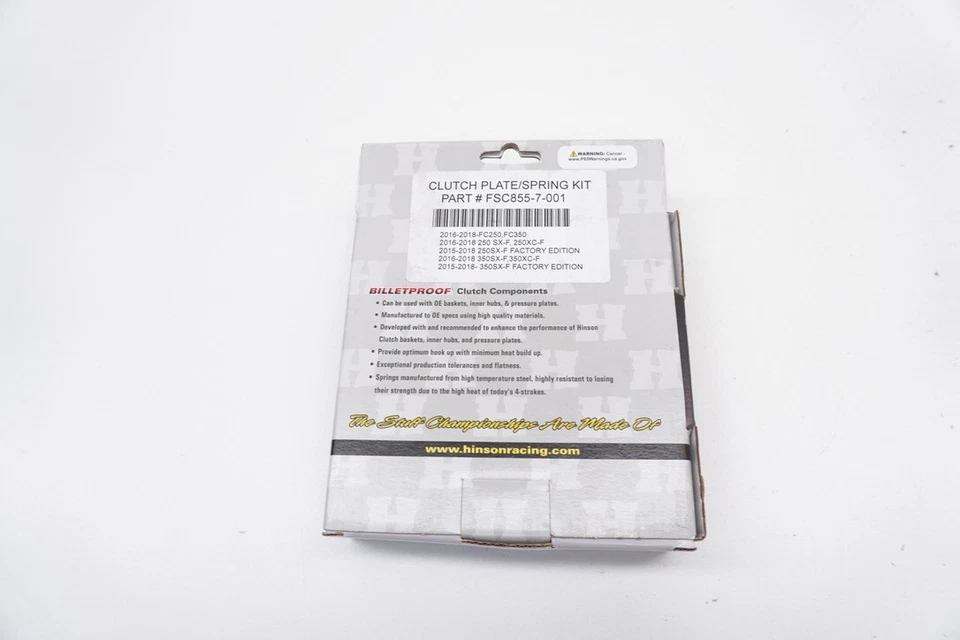 Kit de embrague KTM Husqvarna 250 350 Hinson FSC con resortes 7 discos FSC855-7-001 A6 Foto 2 de 3